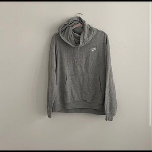 Nike Grey Cowl Neck Sweatshirt